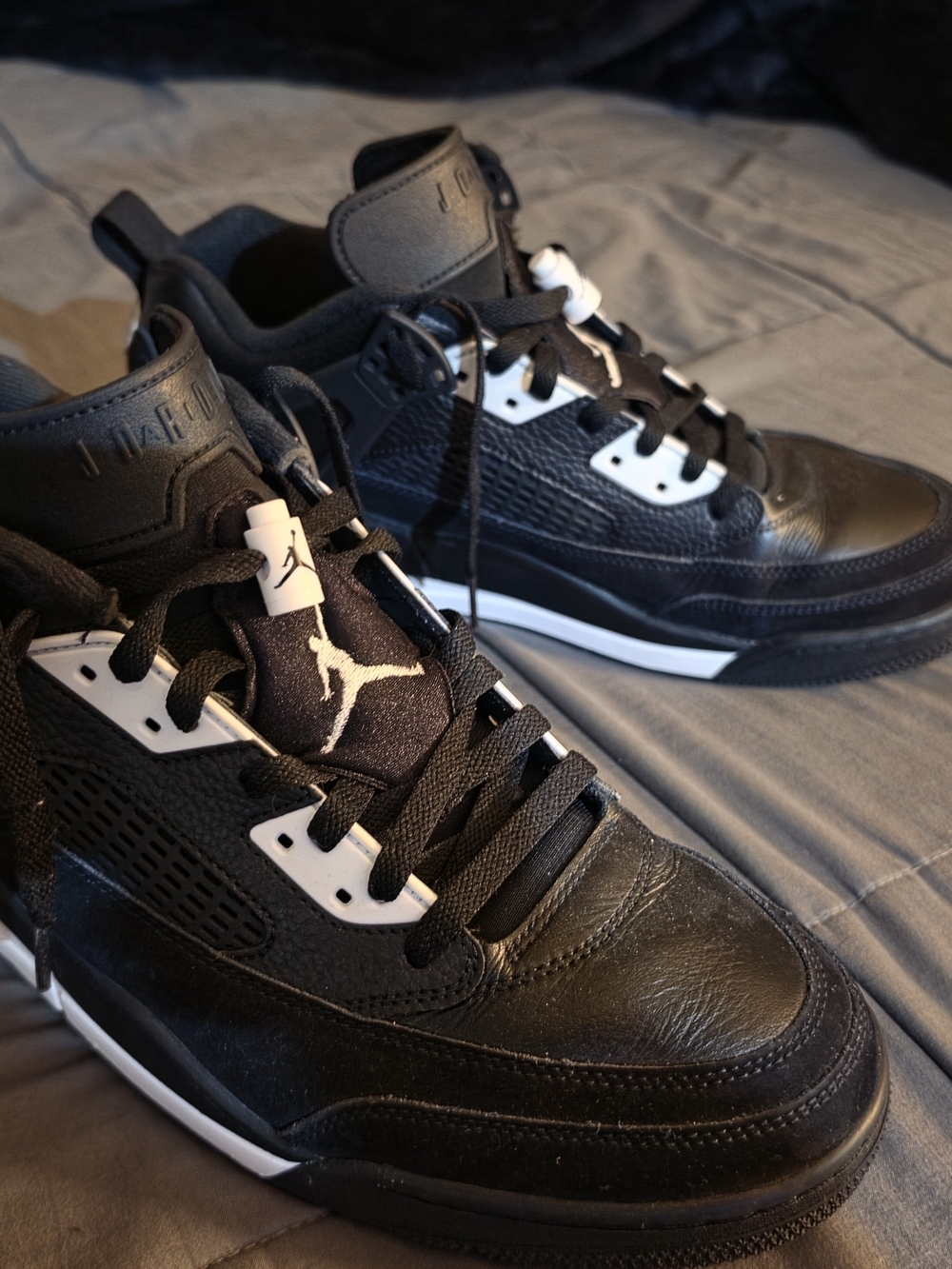 Nike Air Jordan Spizike Low Oreo Black White Men Size 12 Basketball Shoes